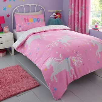 Magical Unicorn Cotton Rich Duvet Cover Set