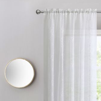 Mannie Cream Voile Panel