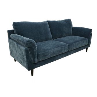 Milan Blue 3 Seater Sofa