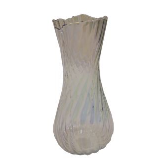 Scallop Edge Glass Vase