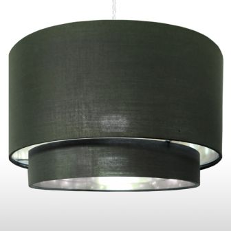 Oscar Grey and Silver Pendant