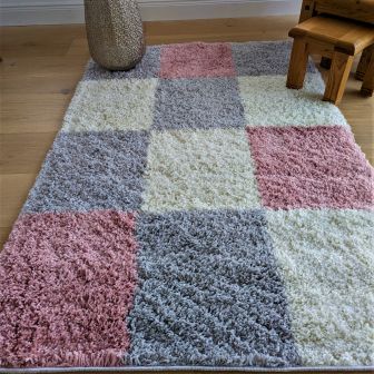 Oslo Patchwork Blush Rug