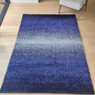 Oslo Linear Navy Rug