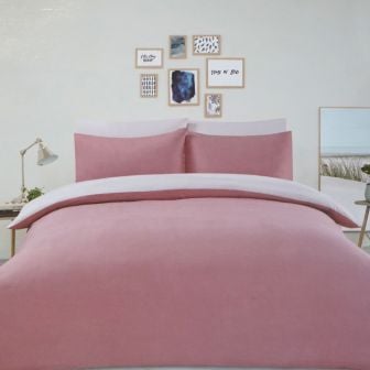 Oxford Dusky Pink Duvet Set