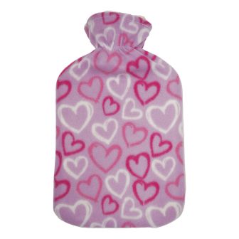 Pink Heart Hot Water Bottle