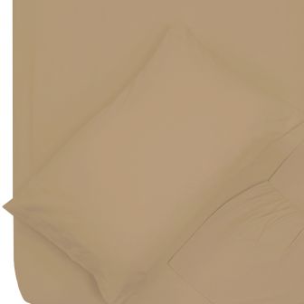 Essentials Natural Sheet & Pillowcase Range