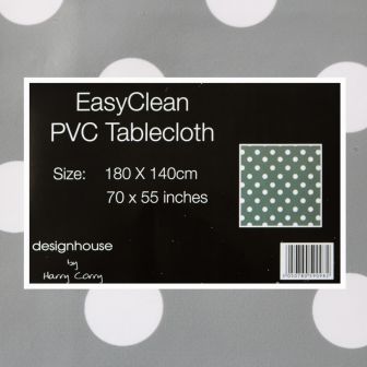 Spot Grey PVC Table Cloth