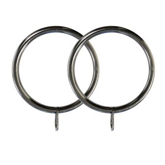 8 Pack Gun Metal Rings