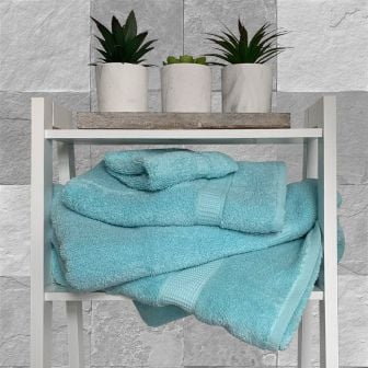 500GSM Zero Twist Aqua Signature Cotton Towel Range