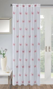 Flutter Blush Voile Panel