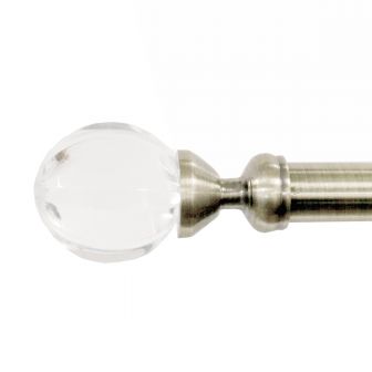 16/19mm Extendable Vienna Stainless Steel Curtain Pole