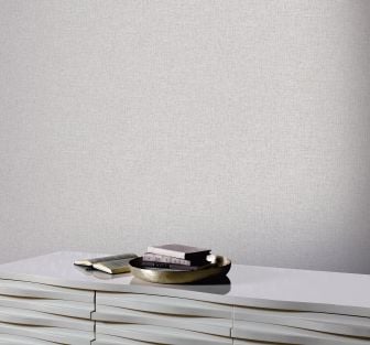 Linen Light Grey Wallpaper