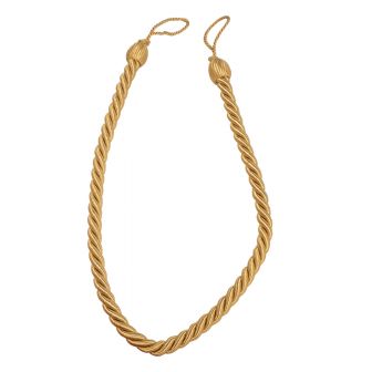 Nikki Ochre Rope Tie Back