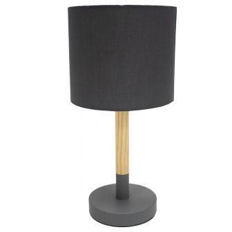 Dion Charcoal Table Lamp