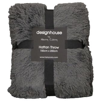 Hatton Charcoal Throw