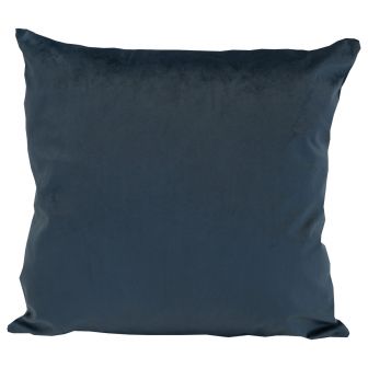 Plain Velvet Cushion Navy