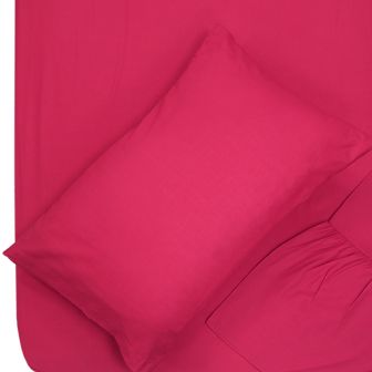 Essentials Fuchsia Sheet & Pillowcase Range
