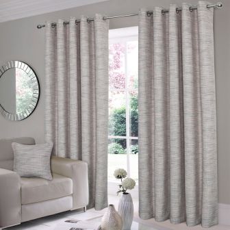 Sutton Natural Ready Made Eyelet Curtains