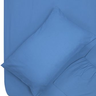 Essentials Blue Sheet & Pillowcase Range