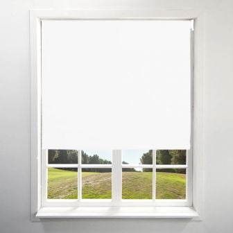 Blackout White Roller Blind