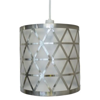 Tampa Chrome Geometric Pendant