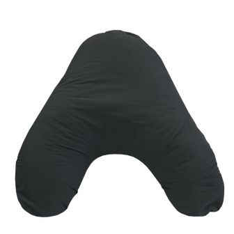 Percale Black V Shaped Pillowcase