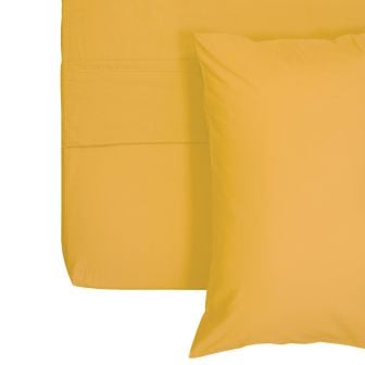 Soft Touch Ochre Cotton Mix Sheet Range