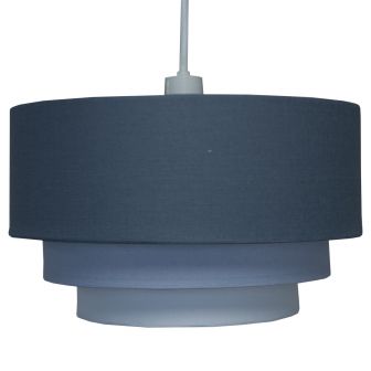 Mia Denim Tiered Pendant
