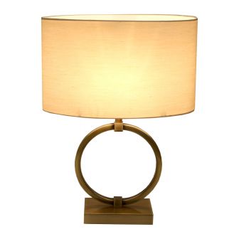 Whitney Antique Brass Table Lamp