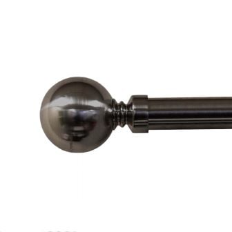 25/28mm Verona Gun Metal Extendable Pole