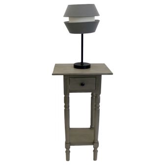 Sofia Grey Table Lamp