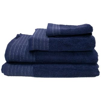500gsm Lustre Navy Towel Range