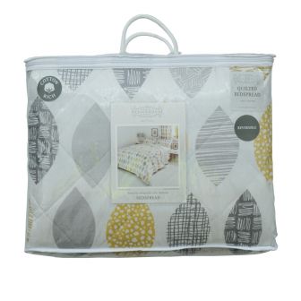 Azuki Silver Bedspread