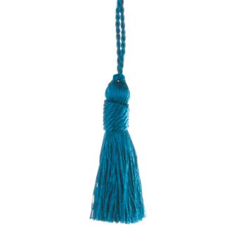 Bath Teal Tie Back