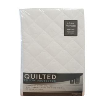Quilted Pillow Protector Pair