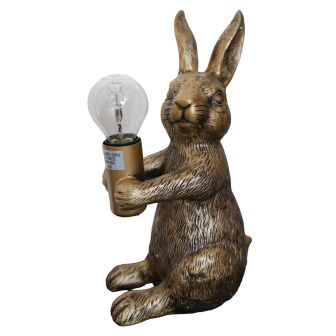 Roger Rabbit Antique Brass Table Lamp