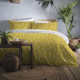 Sahara Leopard Cotton Mix Duvet Set