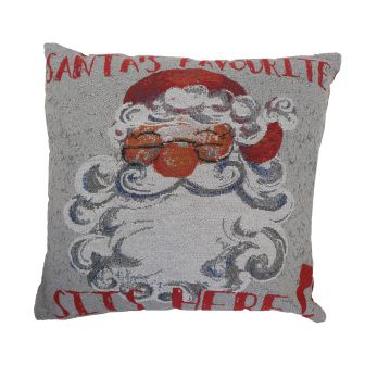 Santa's Favourite Christmas Cushion 