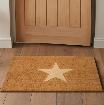 Astley Star Embossed Door Mat 