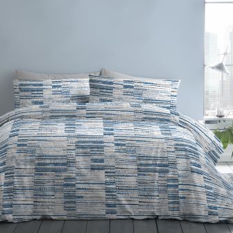 Seascape Blue Cotton Rich Duvet Set