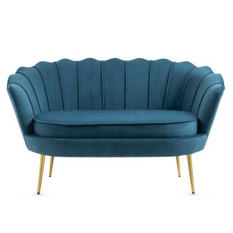 Silano Blue 2 Seater Sofa