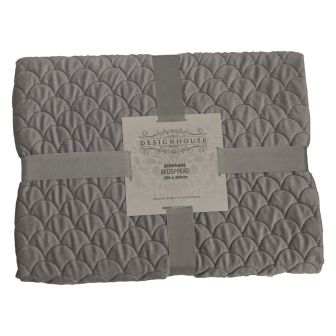 Serenade Silver Bedspread
