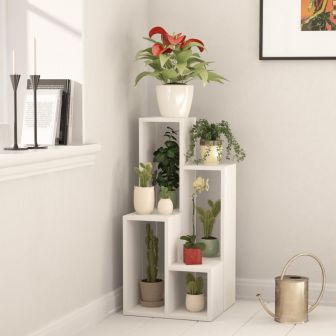 Sule White Plant Stand