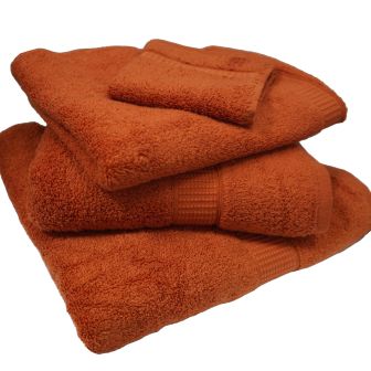 500GSM Zero Twist Terracotta Signature Cotton Towel Range