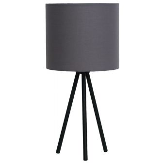 Tristen Grey Table Lamp