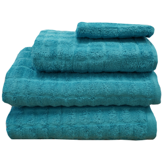 Waffle Turquoise 600 GSM Towel Range