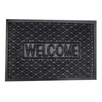 Charcoal Welcome Door Mat