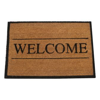 Welcome Coir Door Mat