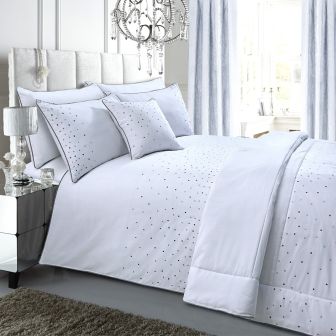 Scatterbox White & Grey Cotton Rich Duvet Cover Set