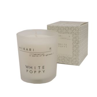White Poppy Candle